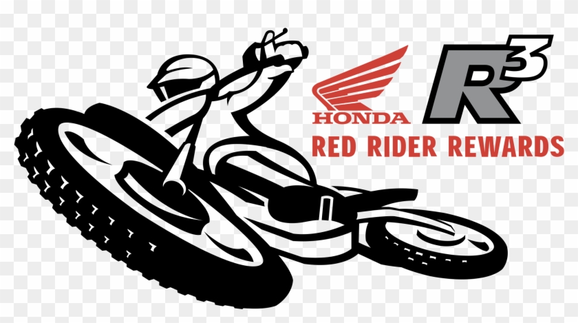 Svg Free Red Rider Rewards Logo Png Transparent Svg - Honda Clipart #5931399