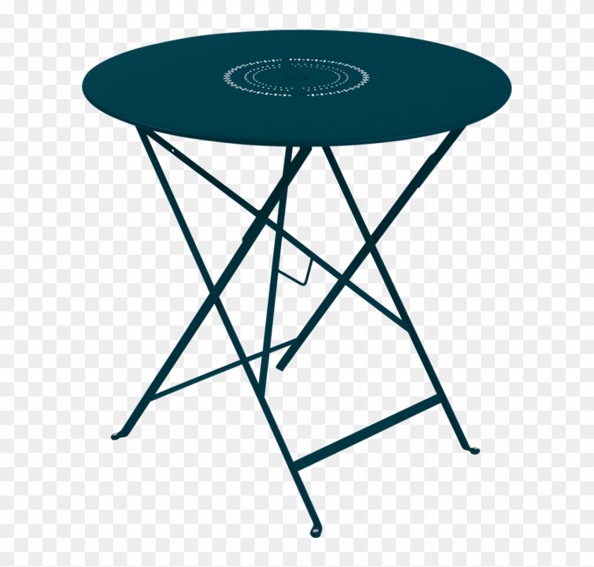 Table Ø 77 Cm Floreal Bleu Acapulco - Fermob Floreal Clipart #5931457