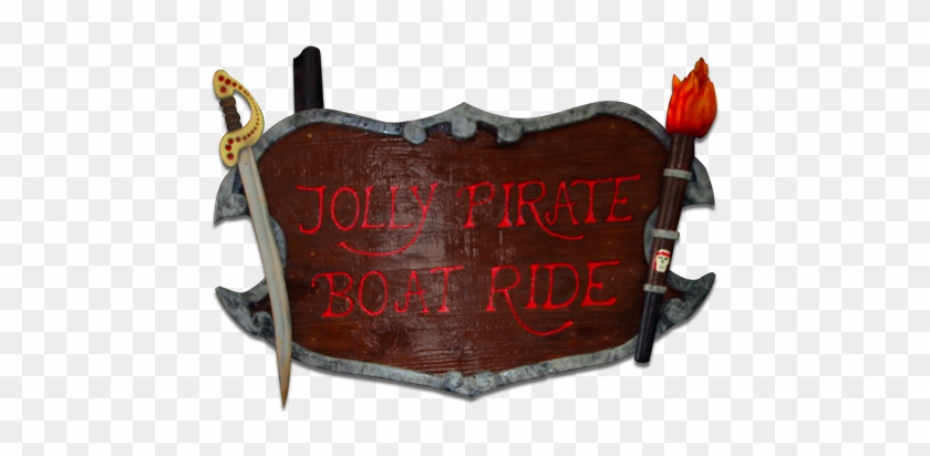 Jolly Pirate Boat Ride - Tan Clipart #5931797