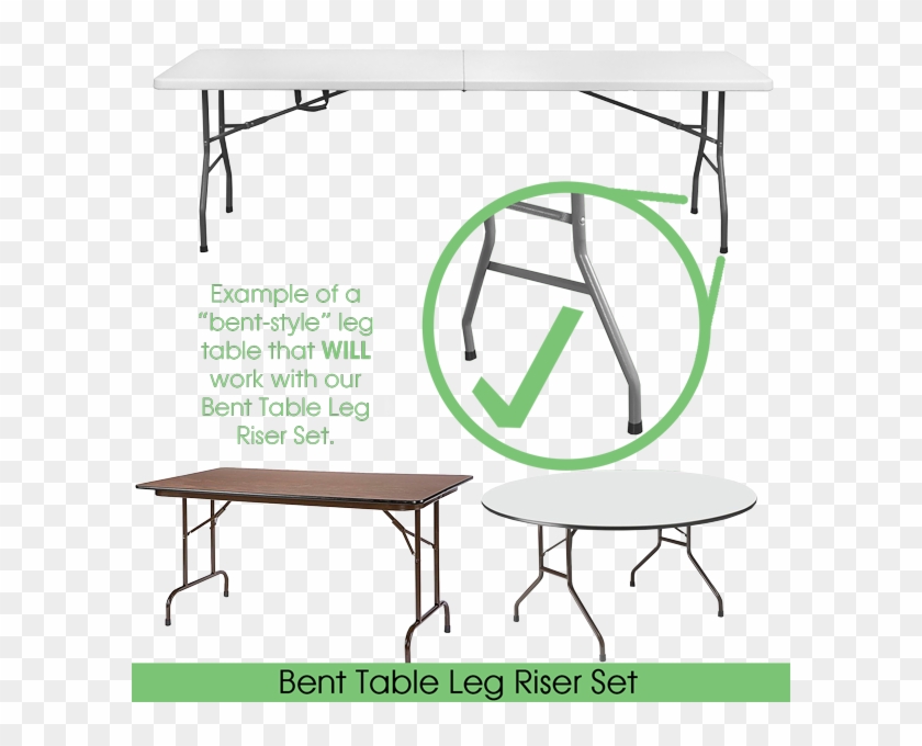 Folding Table Leg Risers The Easy Way To Give Your - Nissan Silvia Clipart #5932044