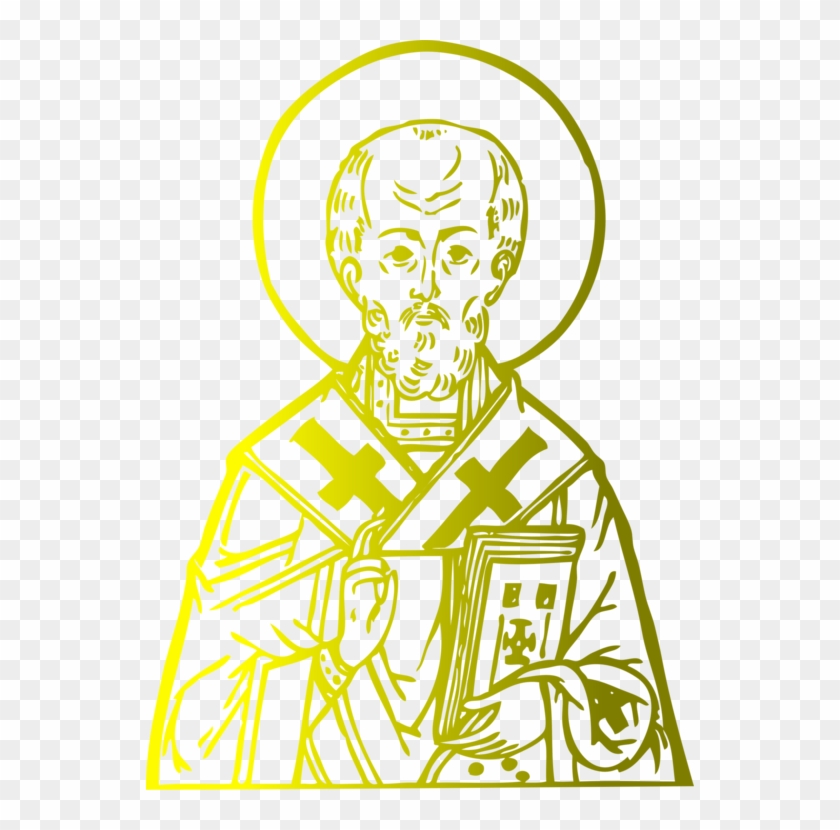 Santa Claus Saint Nicholas Day Eastern Christianity - St Nicholas Day Worksheet Clipart