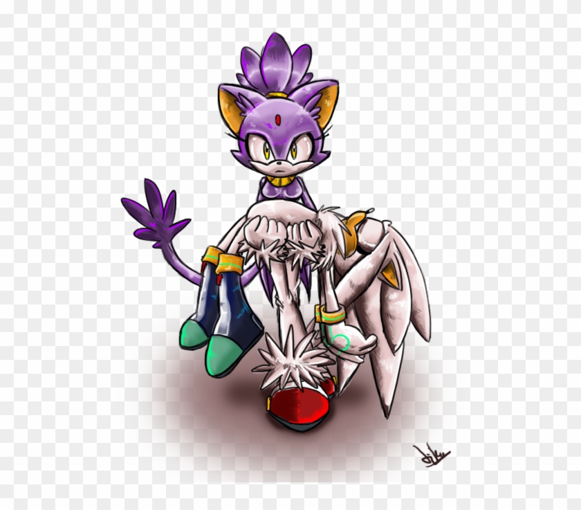 Blaze The Cat Images Silver Y Blaze Wallpaper And Background - Silvaze Clipart #5932710