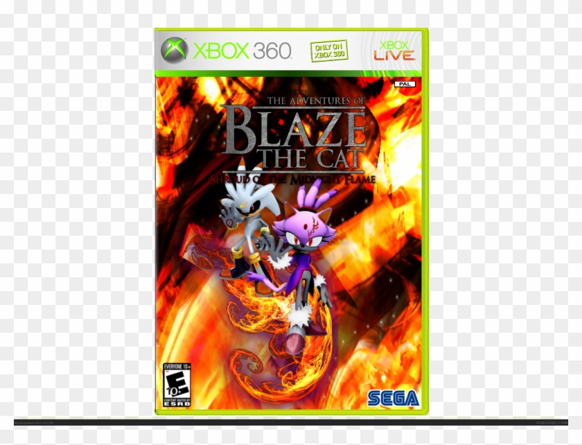 Comments Blaze The Cat - Blaze The Cat Flames Clipart