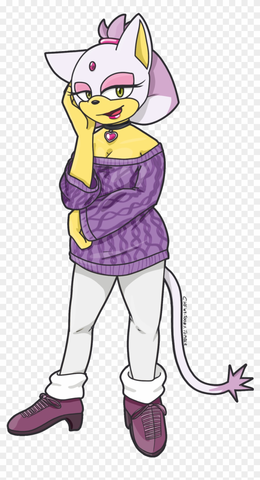 Fusion Of Blaze And Rouge~ I Think She Came Out Pretty - Blaze And Rouge Fusion Clipart