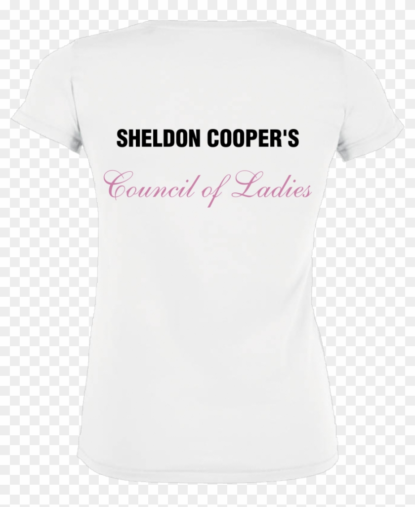 Sheldon Cooper's Council Of Ladies T-shirt Stella Loves - T Shirts One Word Clipart