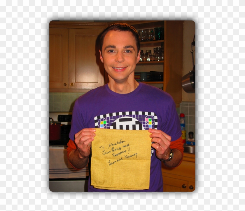 "to Sheldon, Live Long And Prosper Leonard Nimoy" - Jim Parsons Clipart