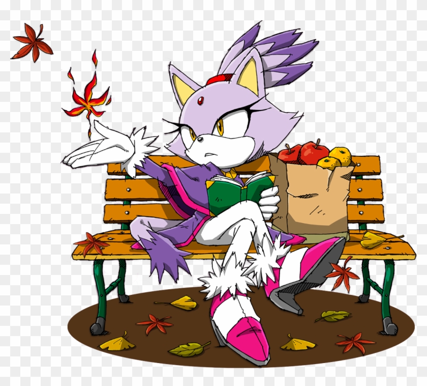 Blaze The Cat Images Blaze In The Fall Hd Wallpaper - Blaze The Cat Clipart
