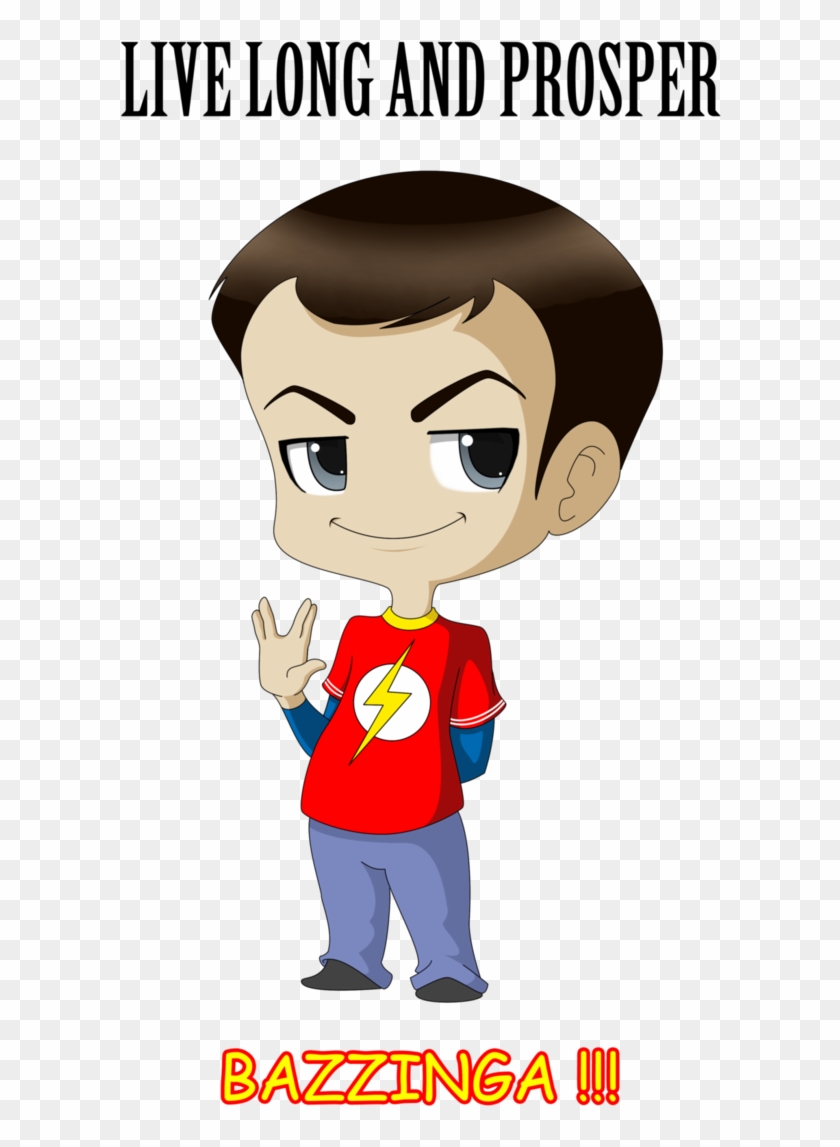 Sheldon Cooper Chibi , Png Download - Sheldon Cooper Cute Cartoon Clipart #5933683