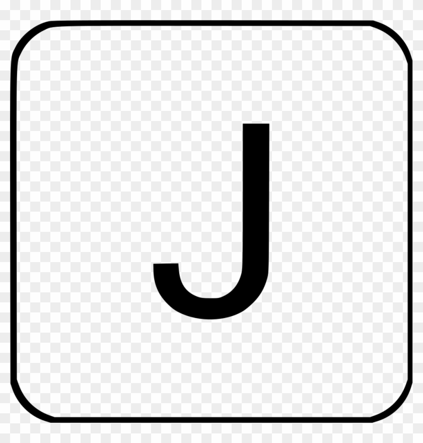 J Virtual Keyboard Latin Alphabet Letter Uppercase Clipart #5933717