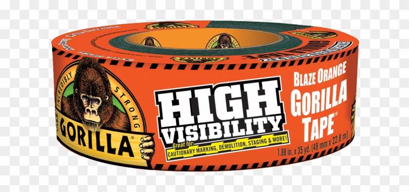 High Visibility Gorilla Tape - Gorilla High Visibility Tape Clipart