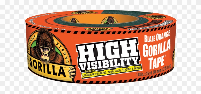 High Visibility Gorilla Tape - Gorilla High Visibility Tape Clipart #5934094