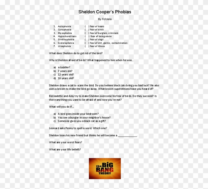 Docx - Big Bang Theory Clipart