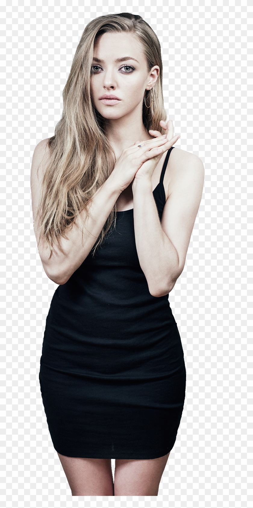 Amanda Seyfried Transparent Background - Amanda Seyfried 2018 Black Dress Clipart