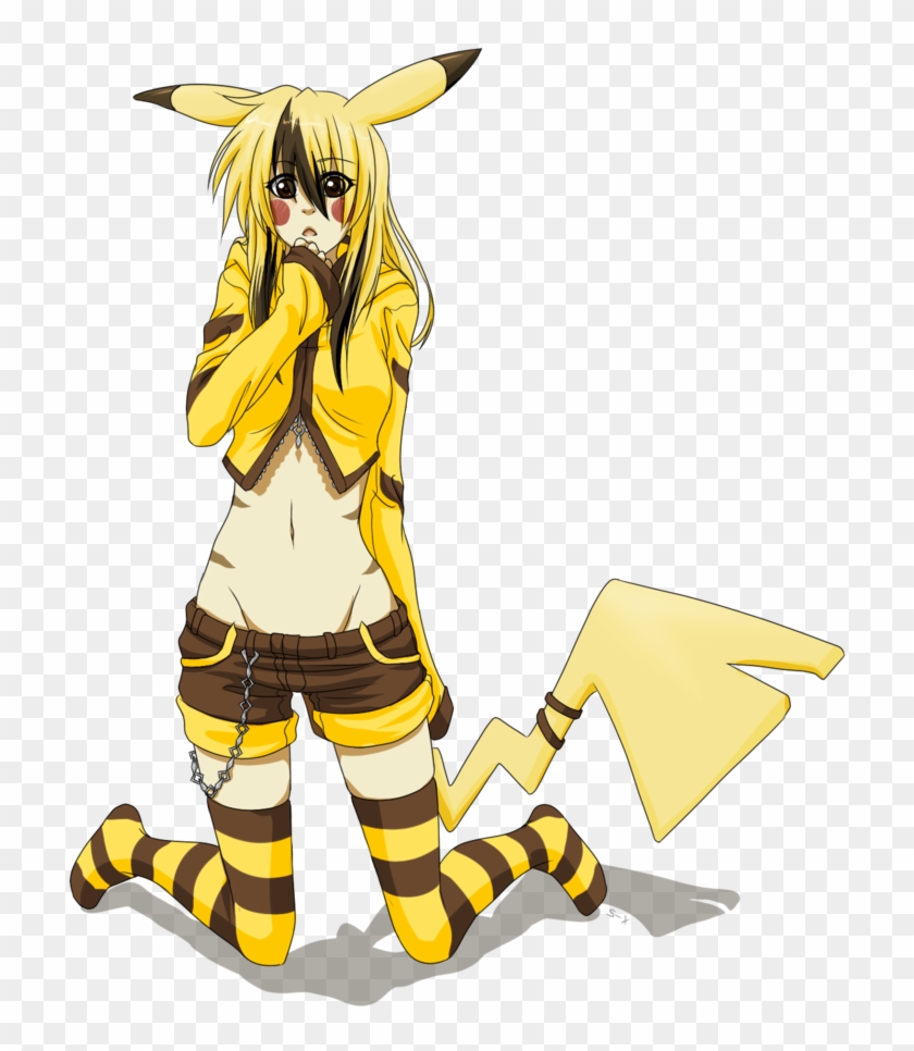 Pika Girl Anime Pikachu Girl Clipart #5934391