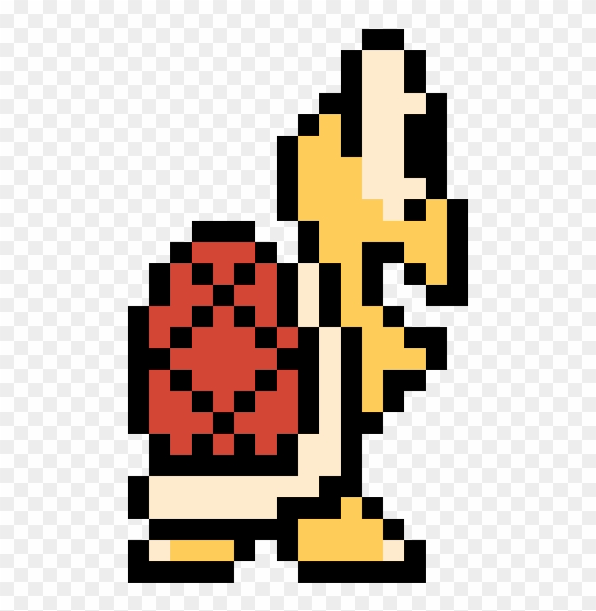 Koopa Troopa - Perler Bead Koopa Troopa Clipart