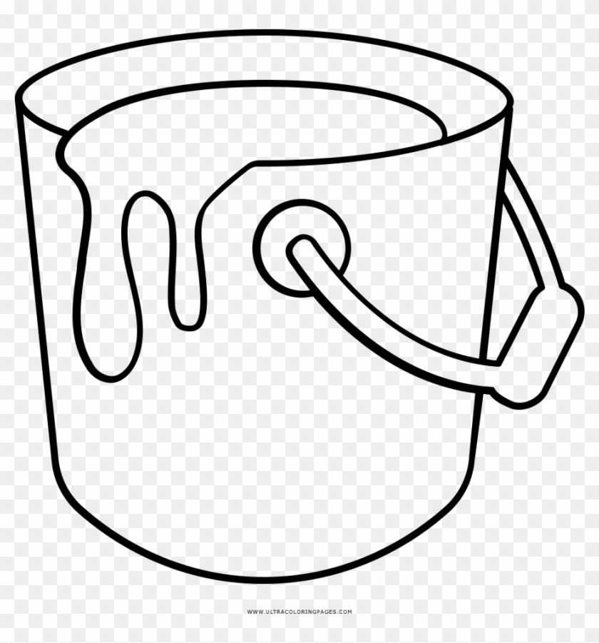 Excellent Popcorn Bucket Coloring Page Approved Sheet - Colour In Paint Bucket Clipart #5934586