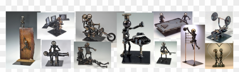 Bolt People Sculptures Are Different And Fun, Making - Figurine Clipart #5934762