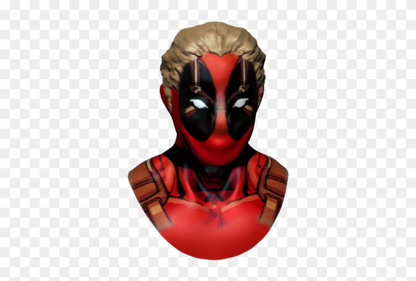 Deadpool Bust - Deadpool Clipart