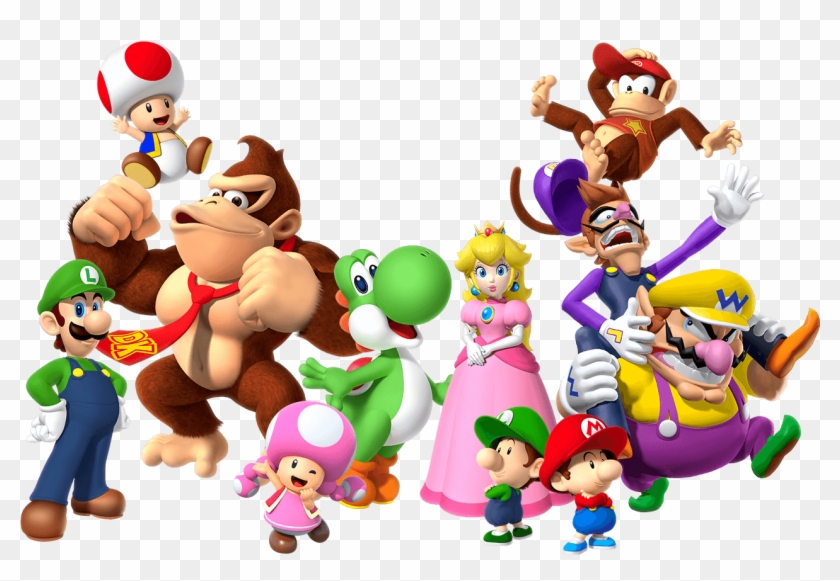 Friends - Wario And Waluigi Png Clipart #5935650