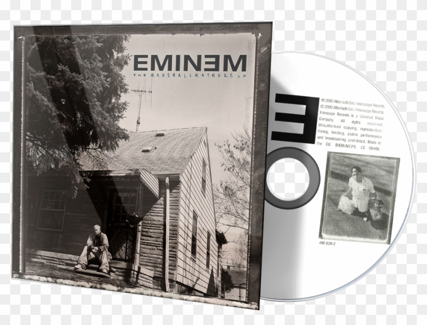 Album 3d Face - Eminem Marshall Mathers Lp Cover Clipart #5935944