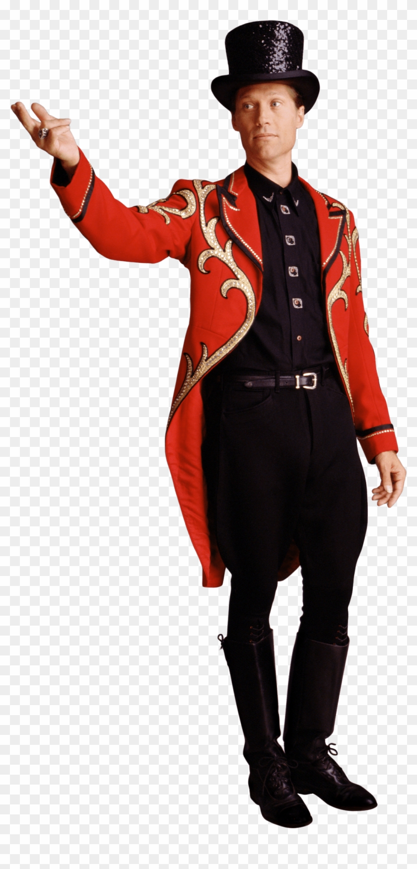 Circus Ringmaster - Master Of Ceremonies Outfit Clipart