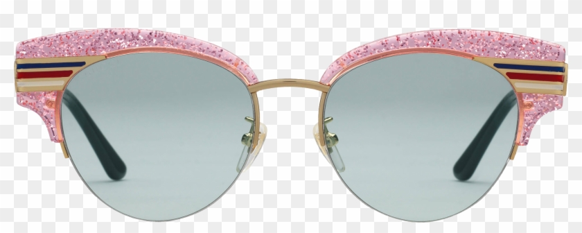 80's Vector Sunglasses - Gucci Cat Eye Pink Sunglasses Clipart
