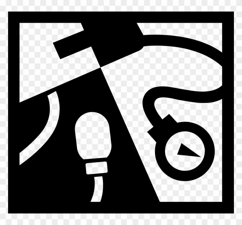 Vector Illustration Of Blood Pressure Gauge Aneroid Clipart