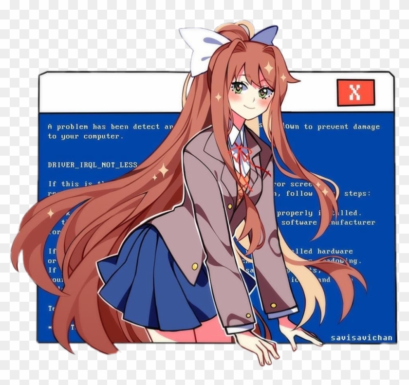 #monika #ddlc #dokidokiliteratureclub #monikaddlc #monikabestgirl - Doki Doki Literature Club! Clipart #5937609