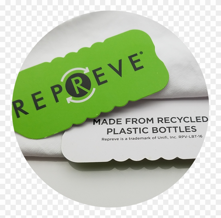 Eco Friendly Recycled Repreve Rpet Plastic Polyester - Label Clipart