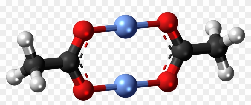 Silver Acetate Dimer Ball - Chemistry Clipart