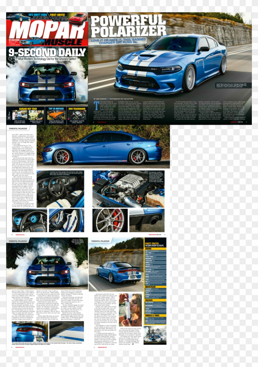 2016 Charger Srt Hellcat Feature Article Wes Duenkel Clipart #5938565