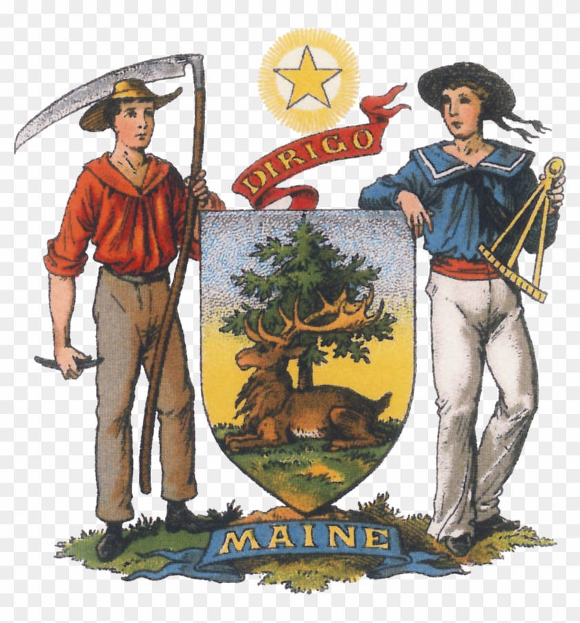 Ströhl Ha Li Fig - Great Seal Of Maine Clipart