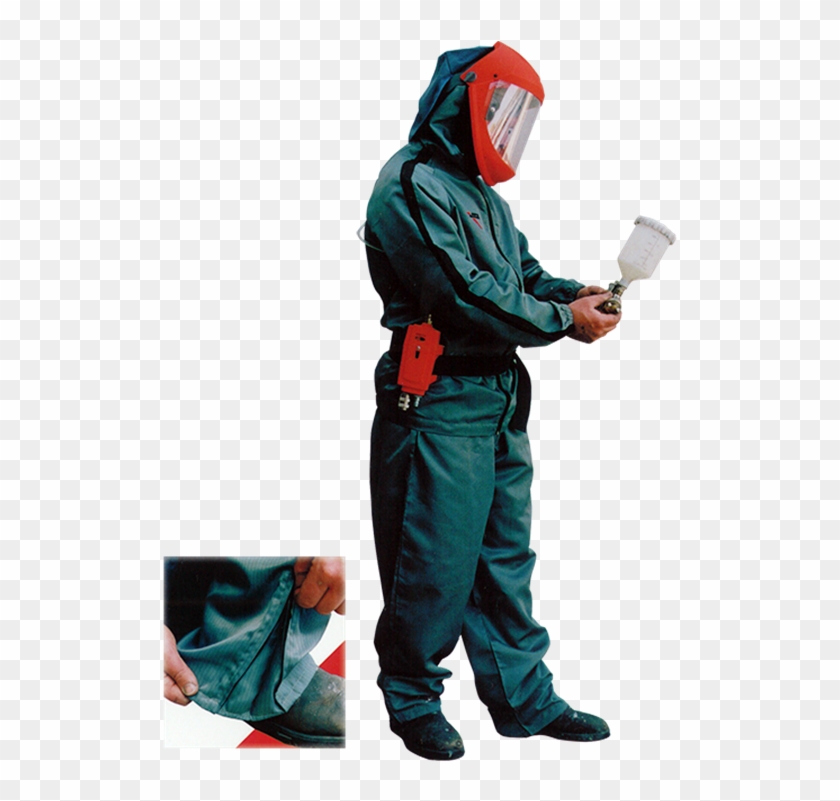 Sh Antistatic 2 Piece Carbon Fibre Spray Suit Overall - Cosplay Clipart