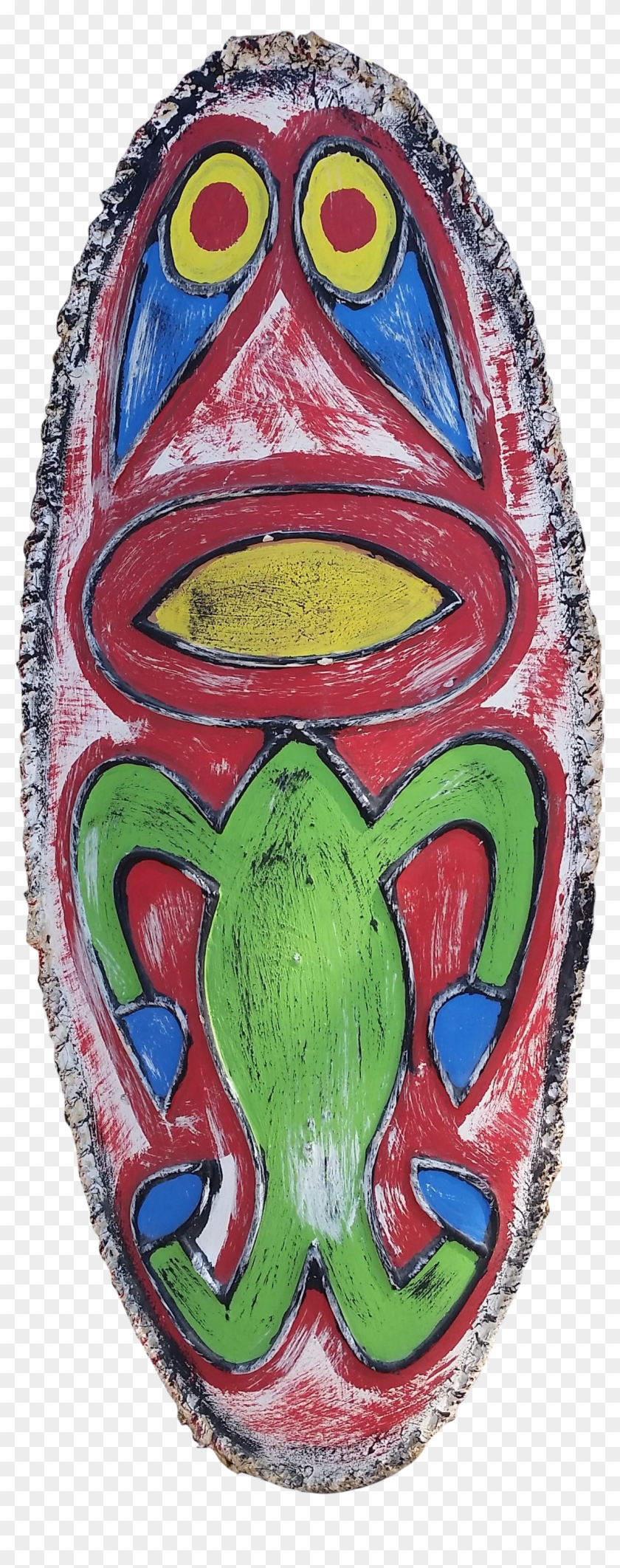 Tiki Mask Hawaiian Art Sculpture On Chairish - Carving Clipart