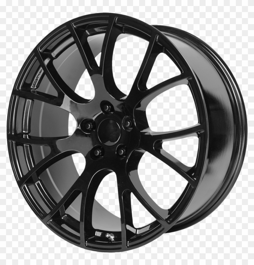 Details About Dodge Challenger Srt Hellcat Style Wheel - Oe Creations 161 Gloss Black Clipart #5939088