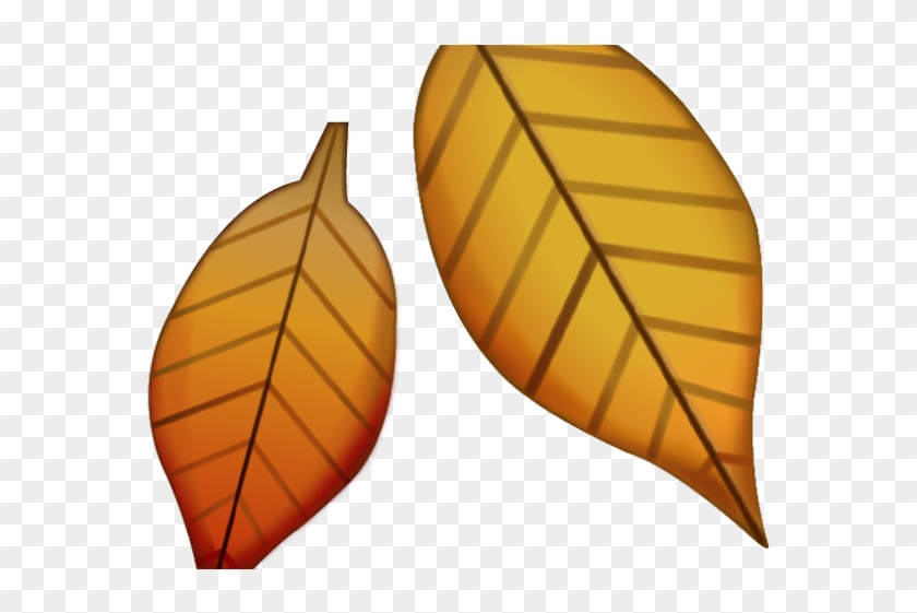 Autumn Leaves Clipart Emoji - Fall Leaves Emoji Png Transparent Png