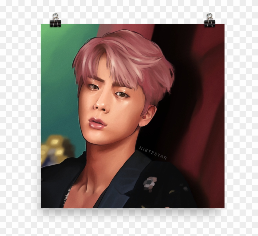 Bts Jin 2018 Art Print - Girl Clipart
