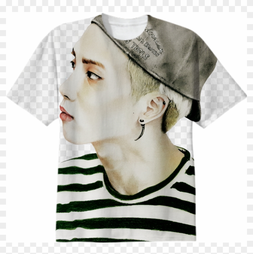 Cotton T-shirt - Girl Clipart #5939674