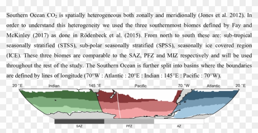 A Map Showing The Regions Used Throughout This Study - Map Clipart