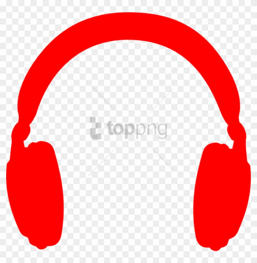 Free Png Svg Library Stock Icons Without Background- - Red Headphone Logo Png Clipart