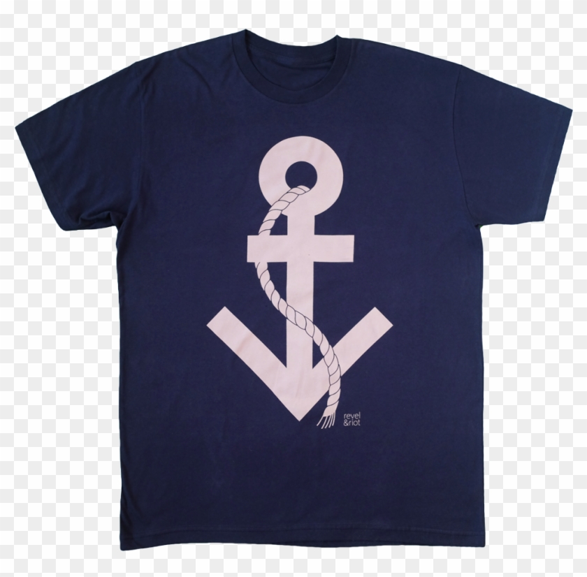 Revel And Riottrans Symbol Anchor T-shirt - Active Shirt Clipart #5939997