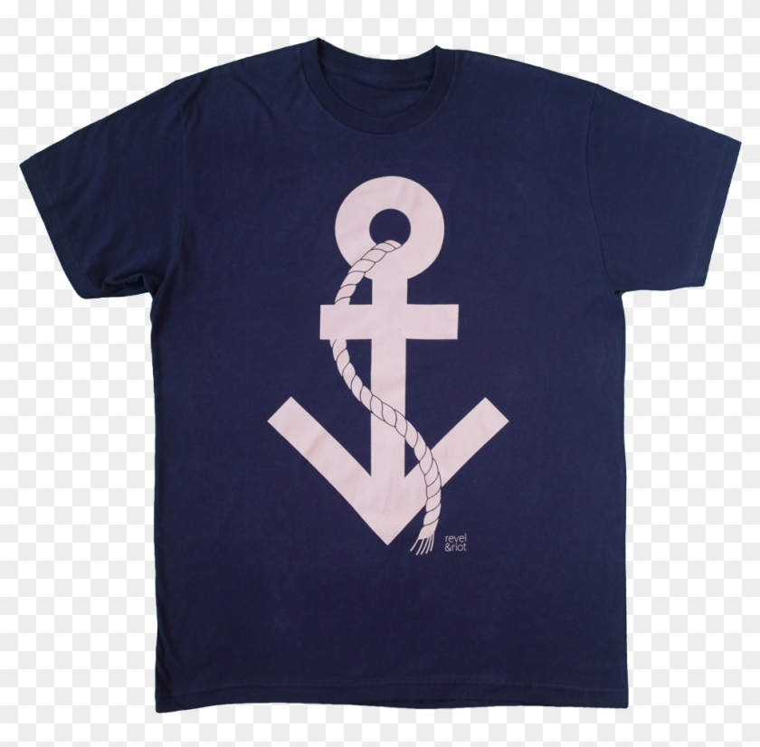 Revel And Riottrans Symbol Anchor T-shirt - Active Shirt Clipart