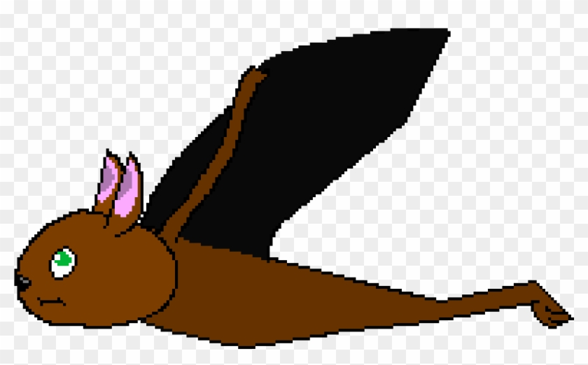 Bat Wing Up - Cartoon Clipart