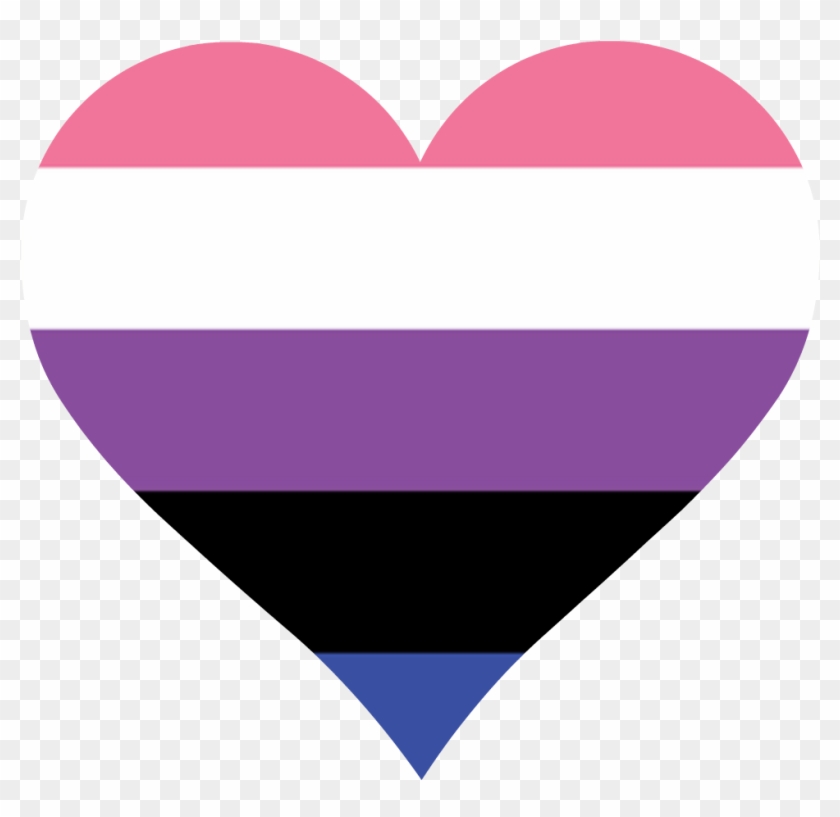 Non Binary Heart Transparent Clipart