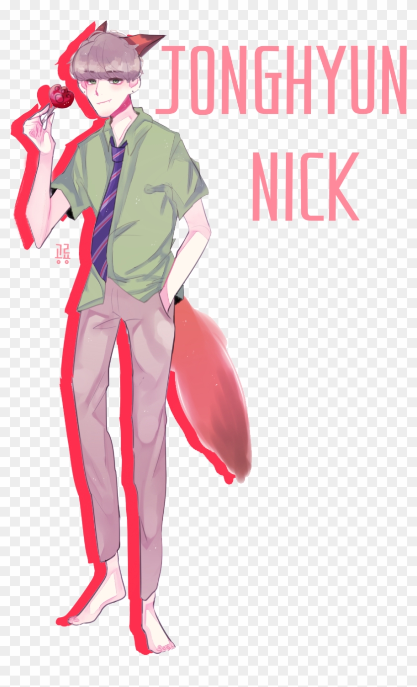Nick Jonghyun - Illustration Clipart