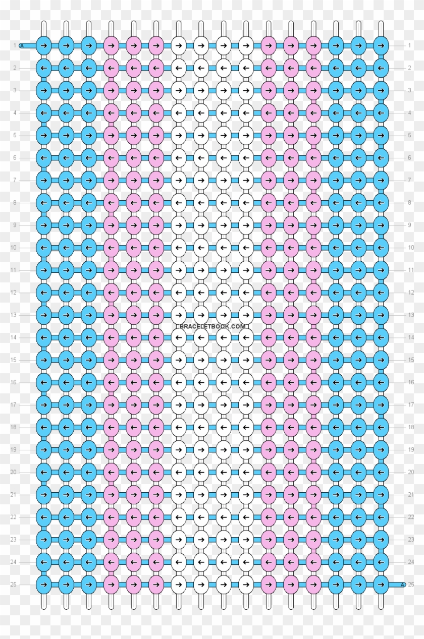 Download Preview - Trans Friendship Bracelet Pattern Clipart