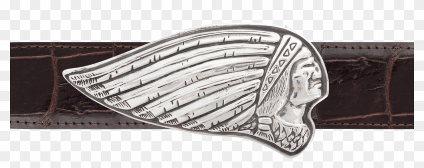 Horst Schrader Indian Head 1 1/2" Trohpy Buckle - Sketch Clipart