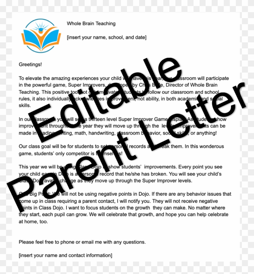 Parent Letter - Traditional Bath And Tourist Bob Homayoun Clipart