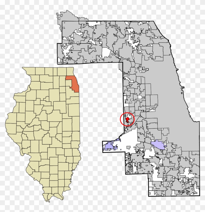 Cook County Illinois Incorporated And Unincorporated - County Illinois Clipart #5940713