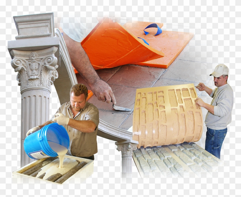 Concrete Mold Making Casting With Smooth On Materials - Mold For Concrete Clipart